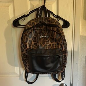 Kendall & Kylie Brown and Black Animal Print Backpack